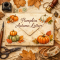 Pumpkin Autumn Letters