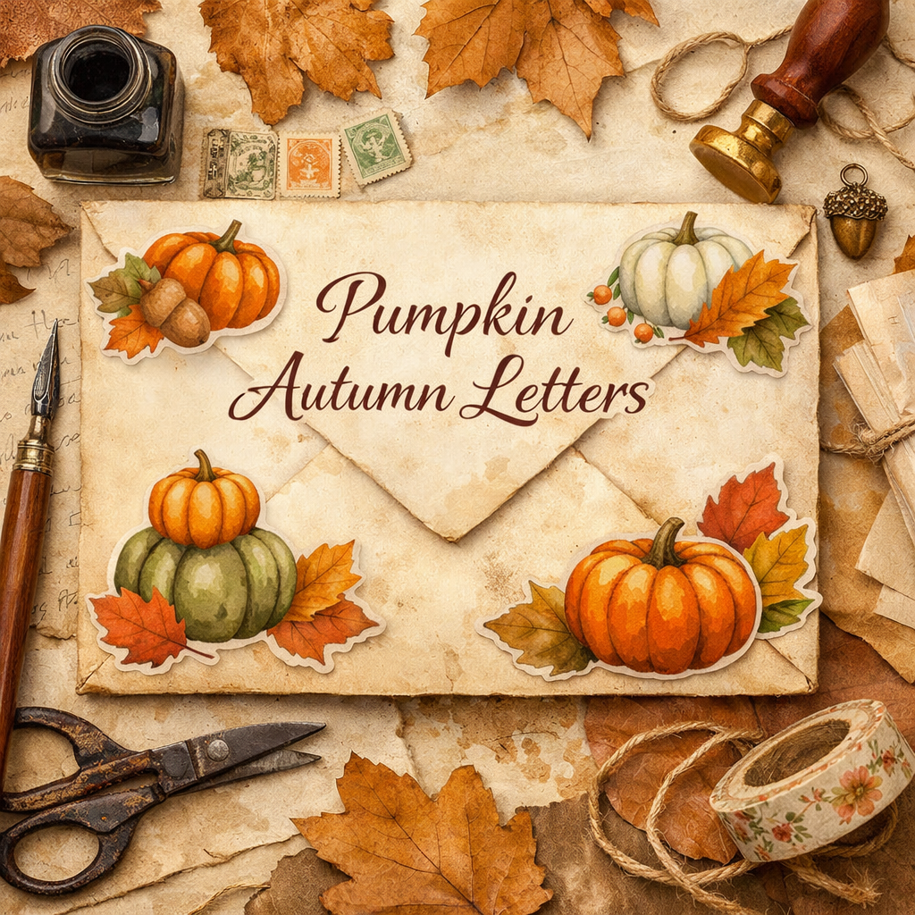 Pumpkin Autumn Letters
